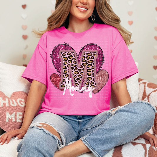 Mommy Heart DTF Print