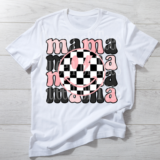 Checkered Mama DTF Print